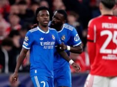 本菲卡:小維尼修斯的種族主義指控“皇馬球員聽不到”