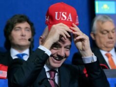 國際足總主席因凡蒂諾·川普不會面臨國際奧委會針對和平委員會的任何行動