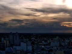 聖地亞哥-德爾埃斯特羅 2026 年 2 月 22 日星期日的天氣: 高濕度和可能的孤立雷暴