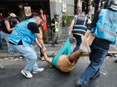 米萊政府指控阿根廷反勞工改革抗議者犯下恐怖主義罪