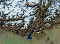 從太空看意大利冬奧會令人驚嘆