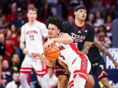 JT Toppin,第 16 名德州理工大學在加時賽中擊敗了第 1 名亞利桑那理工大學