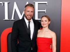 戴克斯夏普德和他的女兒克里斯汀貝爾在情人節