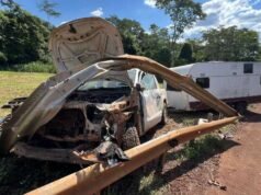 2 月 7 日,BR-267 房車卡車撞上護欄