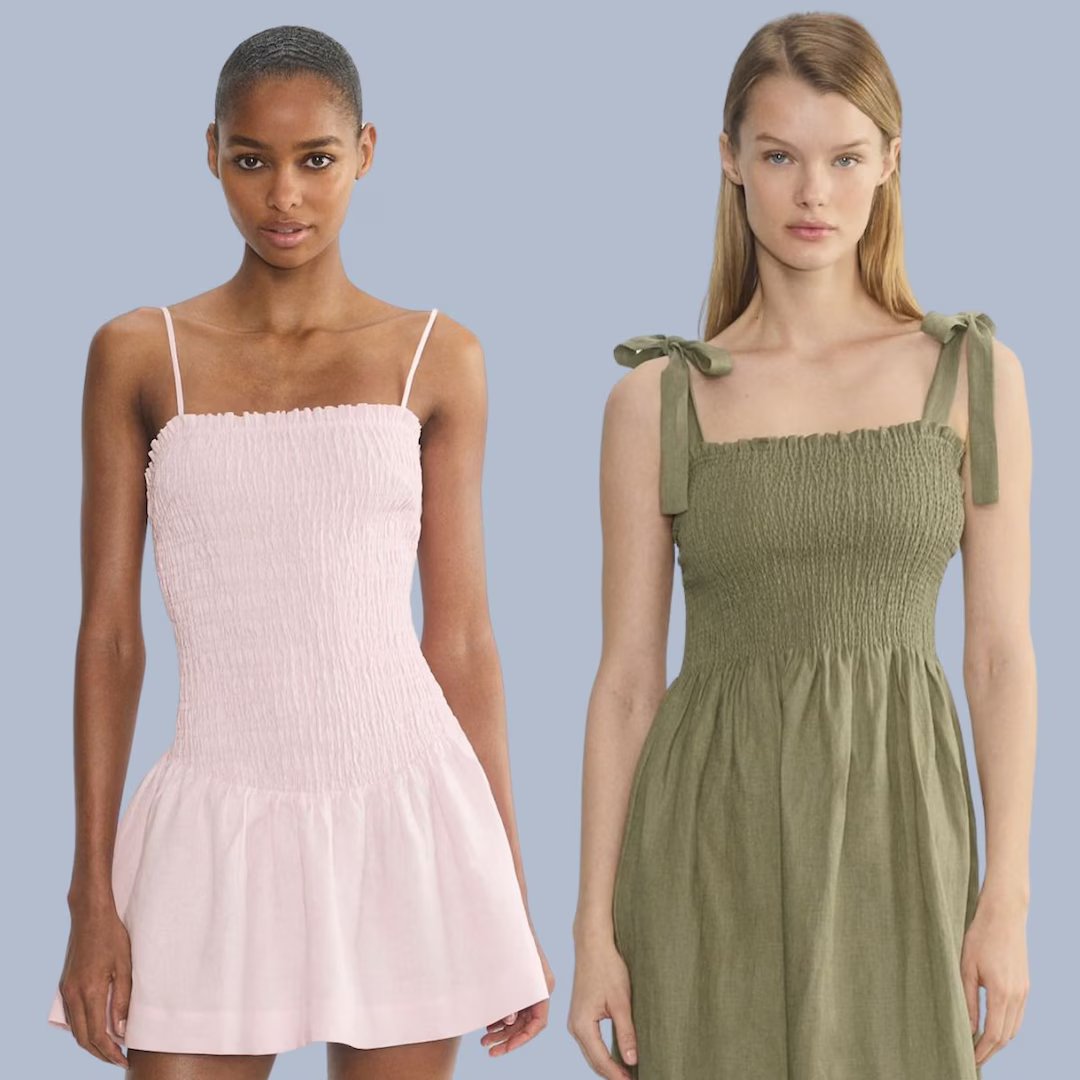 Aritzia 春季連身裙促銷：亞麻連身裙、府綢連身裙
