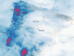 衛星圖像揭示了葡萄牙洪水的影響