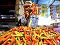 PIHPS:紅紅辣椒價格 IDR 89,350/kg,蛋 IDR 32,450/kg