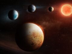 科學家發現了一個奇怪的「由內而外」的行星系統。它看起來是這樣的
