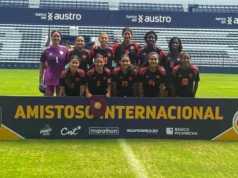 17歲以下女子國家隊在厄瓜多慶祝