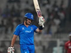 ENG vs ITA 即時比分,2026 年 T20 世界盃:英格蘭以 24 分擊敗義大利晉級超級 8 強