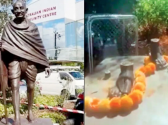 澳大利亞印度社區中心聖雄甘地雕像被盜