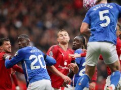 邁克爾·卡里克在曼聯對陣埃弗頓的比賽前分享了梅森·芒特和馬泰斯·德利赫特的傷病最新情況