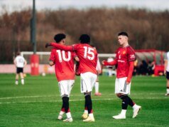 JJ 加布里埃爾在 U18 隊 6-1 的勝利中梅開二度,但最新的額外跳躍將真正加速他在曼聯的突破