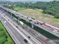 D-4 農曆新年期間,4.1萬輛汽車經MBZ收費公路離開雅加達