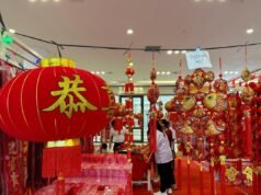 孔熙年之前巴淡島春節飾品銷售量增加