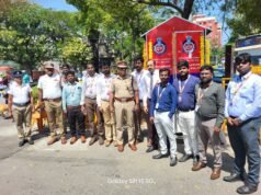 小型 AU 金融銀行安裝交警亭和路障,以緩解欽奈道路擁塞 – APN 新聞