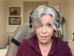 珍芳達躺在床上想像她會對川普說的話