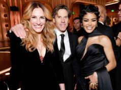 當他們見面時,泰亞娜·泰勒告訴朱莉婭·羅伯茨“不要靠近一英寸”