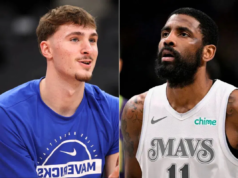 當小牛隊球星凱裡·歐文等待傷愈復出時,他沒有理會庫柏關於旗幟的話