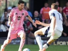 梅西、美國職業足球大聯盟冠軍邁阿密國際在賽季揭幕戰中輸給洛杉磯FC