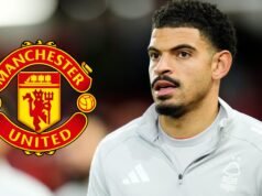 考慮到曼城的“薪資標準”福利,曼聯“監控”諾丁漢森林球星為“最愛”