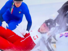 這位滑冰選手在冬奧會上距離失明僅幾毫米 – Publimetro Columbia