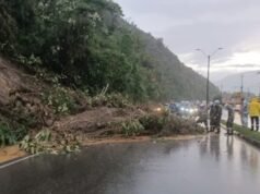 麥德林 – 波哥大高速公路因強降雨導致山崩關閉 – Publimetro Columbia