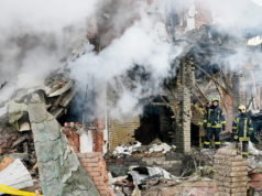 俄羅斯用無人機和飛彈攻擊烏克蘭,造成一人死亡