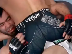 UFC選手在最後一秒取得令人震驚的降服勝利