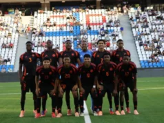 17歲以下球隊迎戰巴西隊