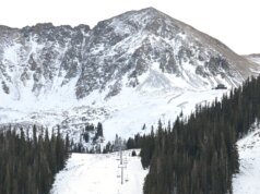 2026 年 2 月 13 日科羅拉多州總降雪量