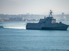 美國軍艦訪問中國在柬埔寨修建的雲朗海軍基地