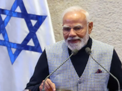 以色列駐印度大使表示成員們對莫迪總理在議會的演講感到興奮