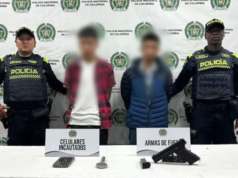 他們在波哥大逮捕了兩名男子,他們在汽車後備箱中攜帶了一個被堵住嘴的人 – Publimetro Columbia