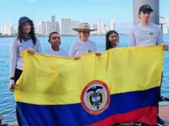 塞繆爾·里奧斯 (Samuel Rios) 在巴拿馬/M30 帆船賽中奪得榮耀