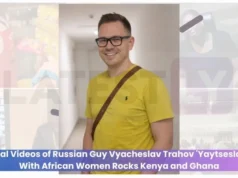 俄羅斯媒體維亞切斯拉夫·特拉霍夫“Yaytseslav”在肯尼亞和加納與非洲岩石的病毒視頻