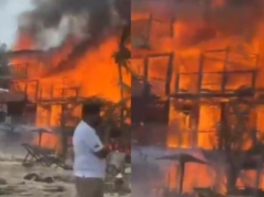 2026 年 2 月 20 日,聖瑪爾塔一個重要旅遊區的一家旅館發生大規模火災 – Publimetro Columbia