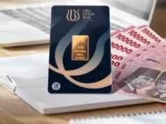 週五上午 UBS 黃金為 30.08 億印尼盾/克,Galeri24 黃金為 29.92 億印尼盾/克