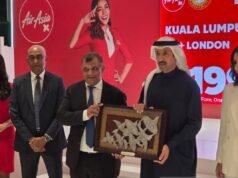 亞航長程開通經巴林飛往吉隆坡的新航線