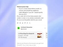 ChatGPT 更便宜的選項現在會向您展示廣告