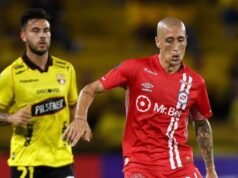 南美洲解放者盃第二輪阿根廷青年隊對上巴塞隆納瓜亞基爾隊