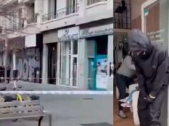 蒙面男子向美容院投擲手榴彈 致六人受傷