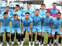 玻利瓦爾城球員為與河床隊的阿根廷杯比賽做準備