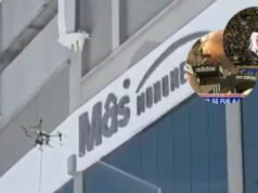 里弗斯用無人機清理了紀念碑,並在社交網絡上發現了更多裂縫