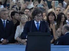 米萊向庇隆主義投擲飛鏢,捍衛聖馬丁之劍向擲彈兵投降