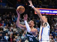 前雷霆隊前鋒烏斯曼·迪昂擊敗俄克拉荷馬城前往雄鹿隊