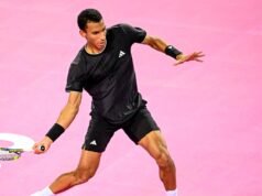 菲利克斯·奧格-阿里亞西姆在蒙彼利埃半決賽中迎戰法國資格賽選手蒂圖安·德羅埃。 ATP巡迴賽