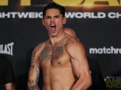 瑞安·加西亞 (Ryan Garcia) 與馬裡奧·巴里奧斯 (Mario Barrios) 稱重視頻