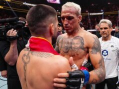 查爾斯·奧利維拉 (Charles Oliveira) 預計伊利亞·托普里亞 (Ilya Topuria) 將在 UFC 白宮擊敗賈斯汀·加瑟基 (Justin Gaethje)