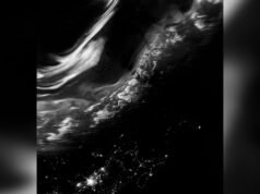 衛星觀測到冰島和加拿大上空的北極光,2026 年 2 月 23 日當天的照片